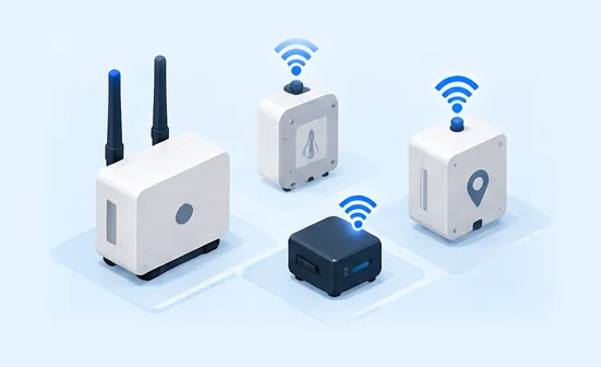 Gateway e sensori IoT wireless per la localizzazione in tempo reale